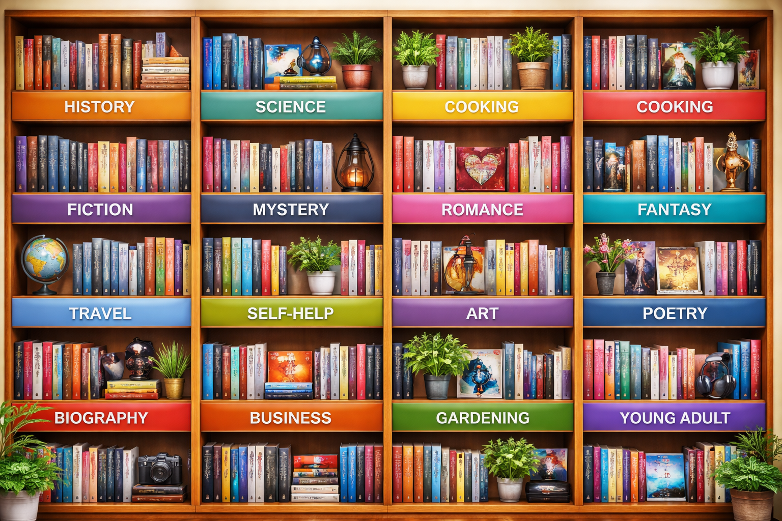 Kitap konuları ve türleri